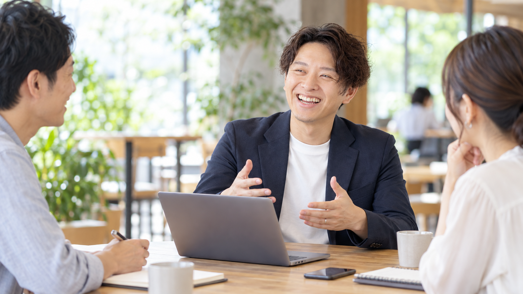 田中清史がAI活用を説明するイメージ